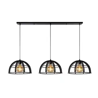 fonQ Lucide dikra hanglamp - zwart aanbieding