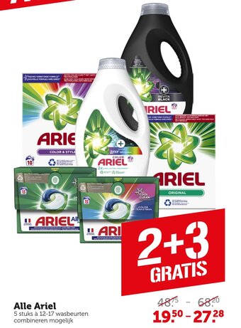 Coop Alle Ariel aanbieding