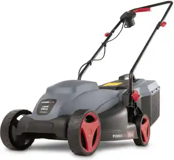 Bol.com Powerplus poweg63705 elektrische grasmaaier - grasmachine voor kleine en middelgrote tuin - 1300w - 32cm maaibreedte - 30l op aanbieding