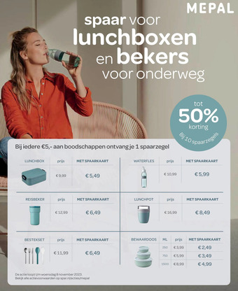 Spar Tot 50% korting mepal aanbieding