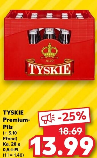 Kaufland DE TYSKIE Premium-Pils aanbieding