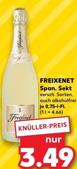 Kaufland DE FREIXENET Span. Sekt aanbieding