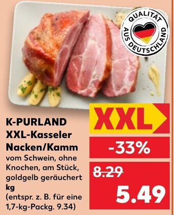 Kaufland DE K-PURLAND XXL-Kasseler Nacken/Kamm aanbieding