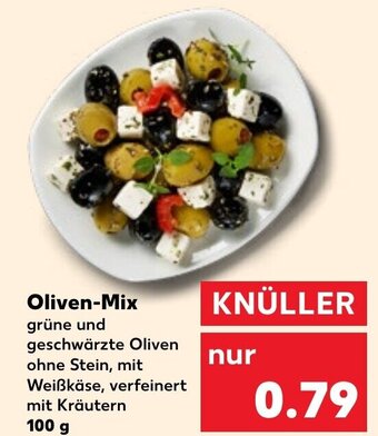 Kaufland DE Oliven-Mix  100g aanbieding