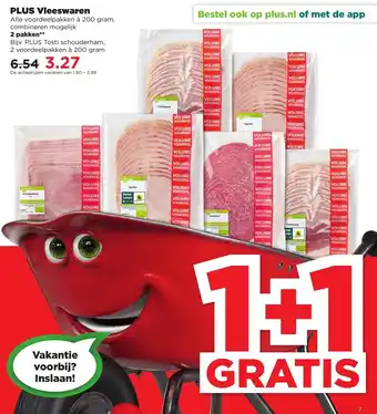 PLUS Vleeswaren 200 gram aanbieding