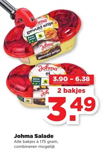 PLUS Johma Salade 175 gram aanbieding