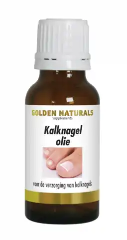 De Online Drogist Golden naturals kalknagelolie 20ml aanbieding