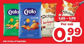 PLUS Alle Croky of Popchips aanbieding