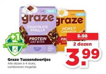 PLUS Graze Tussendoortjes 2 dozen aanbieding