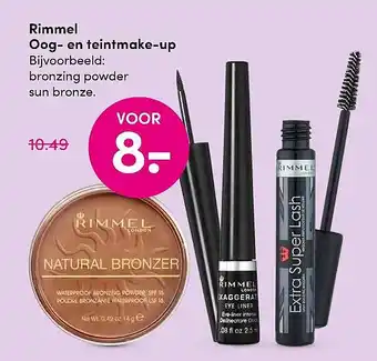 DA Rimmel oog- en teintmake-up aanbieding