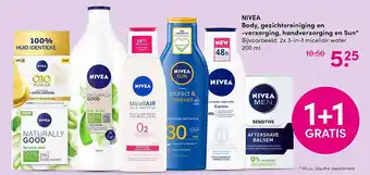 DA Nivea body, gezichtsreiniging en -verzorging, handverzorging en sun* aanbieding