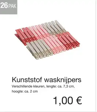 Kik Kunststof wasknijpers aanbieding