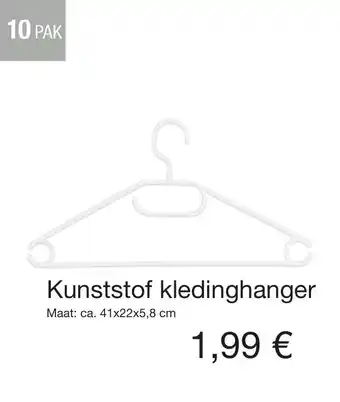 Kik Kunststof kledinghanger aanbieding