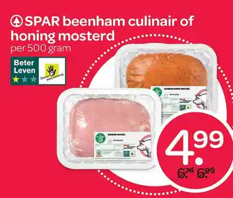 Spar Spar Beenham Culinair Of Honing Mosterd aanbieding