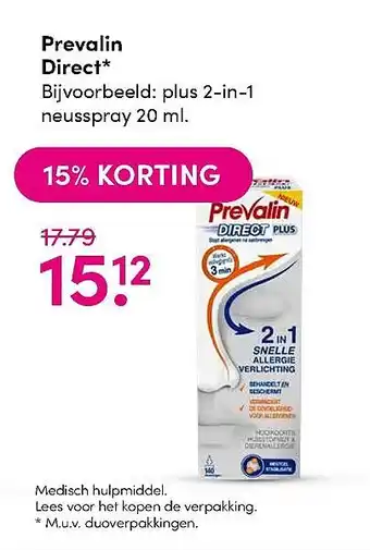 DA Prevalin direct 20ml aanbieding