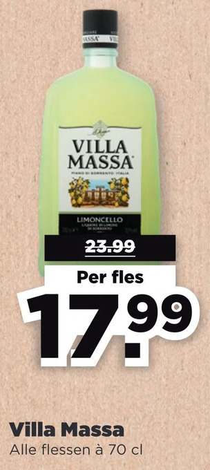 PLUS Villa massa aanbieding