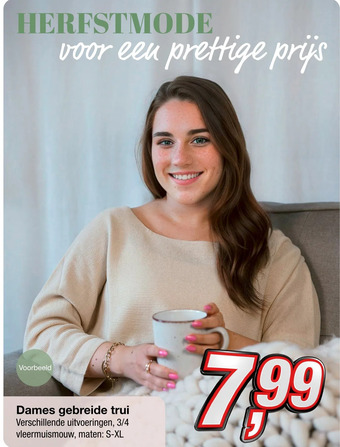 Kik Dames gebreide trui aanbieding