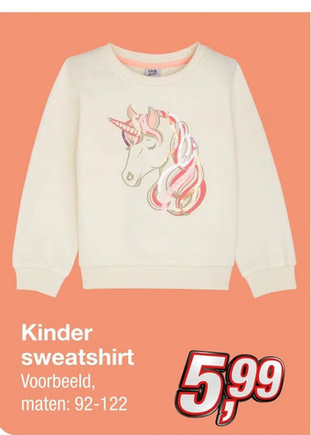 Kik Kinder sweatshirt aanbieding
