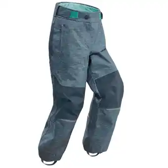 Decathlon Warme waterdichte broek voor sneeuwwandelen kinderen sh500 u-warm groen 2-6 jaar aanbieding