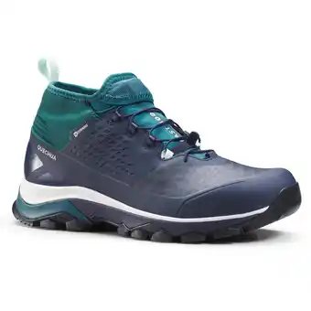 Decathlon Waterdichte en ultralichte schoenen voor fast hiking dames fh500 aanbieding