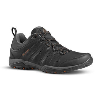 Decathlon Waterdichte lederen wandelschoenen voor heren - columbia fire venture aanbieding