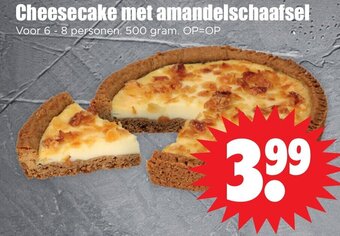 Dirk Cheesecake met amandelschaafsel aanbieding