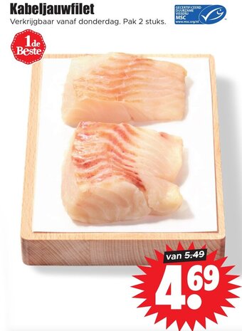 Dirk Kabeljauwfilet aanbieding