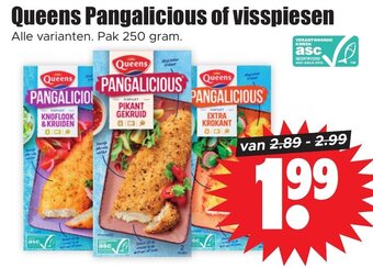 Dirk Queens Pangalicious of visspiesen aanbieding