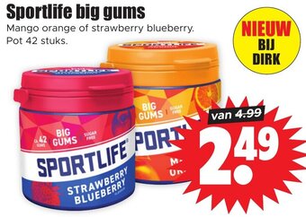 Dirk Sportlife big gums aanbieding