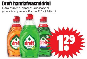 Dirk Dreft handafwasmiddel aanbieding