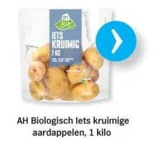 Albert Heijn Ah biologisch lets kruimige aardappelen, 1 kilo aanbieding