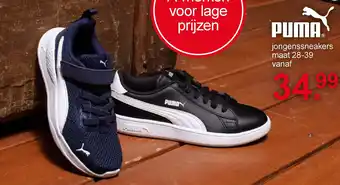 Scapino Puma jongenssneakers aanbieding