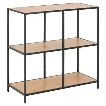 Leen Bakker Boekenkast jaxx - eikenkleur - 78x77x35 cm - leen bakker aanbieding