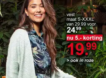 Scapino vest aanbieding