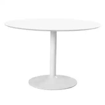 Leen Bakker Eetkamertafel muberg - wit - 74x110x110 cm - leen bakker aanbieding