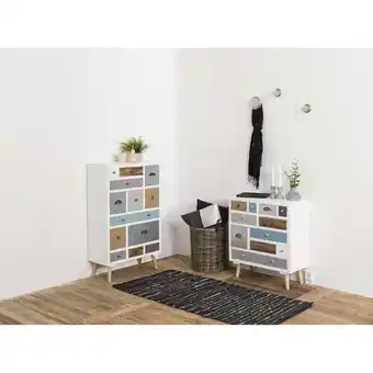 Leen Bakker Ladekast suomi - multikleur - 81x70x32 cm - leen bakker aanbieding