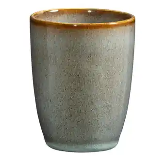 Leen Bakker Mok emma - groen - stoneware - 180 ml - leen bakker aanbieding