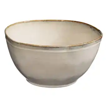 Leen Bakker Saladeschaal anna - beige - stoneware - ø24 cm - leen bakker aanbieding