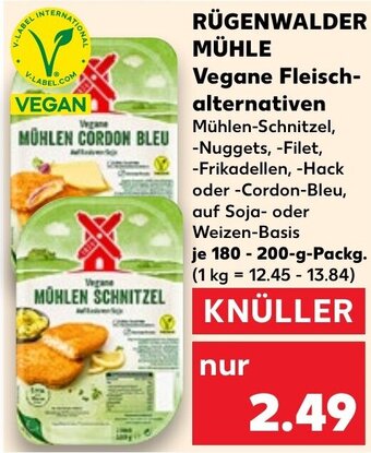 Kaufland DE RÜGENWALDER MÜHLE Vegane Fleischalternativen aanbieding