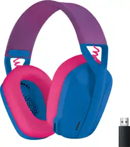 MediaMarkt Logitech g g435 draadloze gaming headset - blauw aanbieding