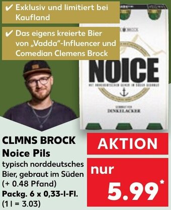 Kaufland DE CLMNS BROCK Noice Pils aanbieding