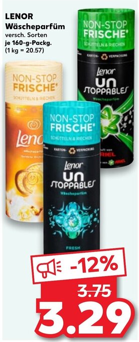 Kaufland DE LENOR Wäscheparfüm aanbieding