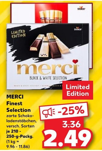 Kaufland DE MERCI Finest Selection 250g aanbieding