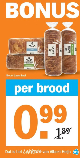 Albert Heijn Zaans heel aanbieding