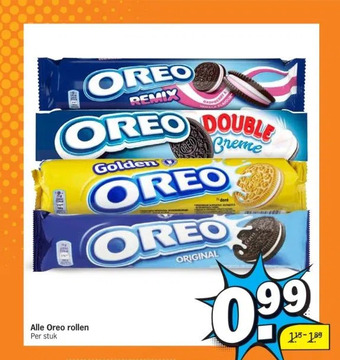 Albert Heijn Alle oreo rollen per stuk aanbieding