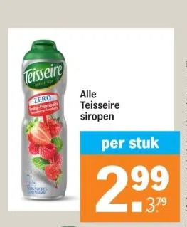 Albert Heijn Teisseire aanbieding