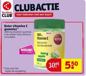 Kruidvat Roter vitamine C gummies aanbieding