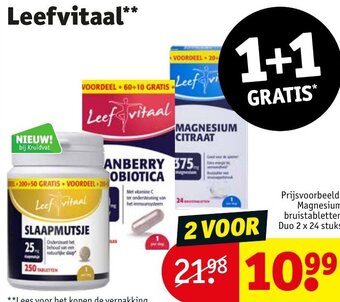 Kruidvat Leefvitaal aanbieding