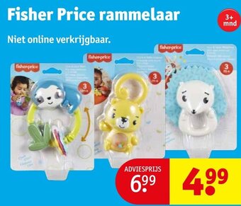 Kruidvat Fisher Price rammelaar aanbieding