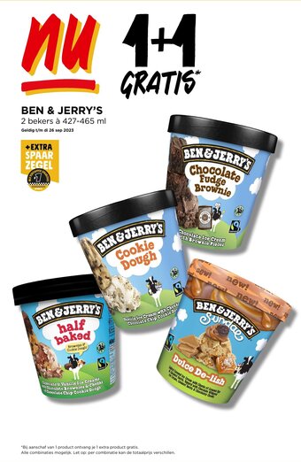 Jumbo BEN & JERRY'S aanbieding